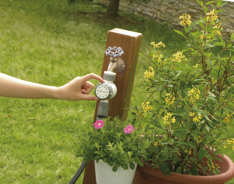 White Line Mechanical Water Timer - Home & Garden Garden watering