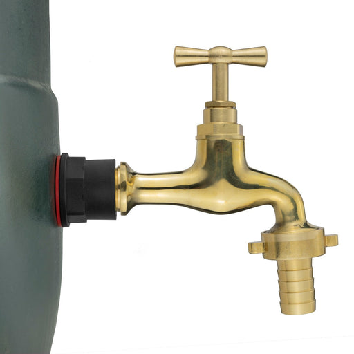 Water Butts Kit 1/2" With Polish Brass Tap 19mm Outlet - Home & Garden > Lawn & Garden Tech Hose & Fittings