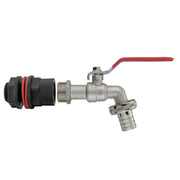 Water Butts Kit 3/4" with Lever Tap 3/4" Barb and Drill Bit - Home & Garden > Lawn & Garden Tech Hose & Fittings