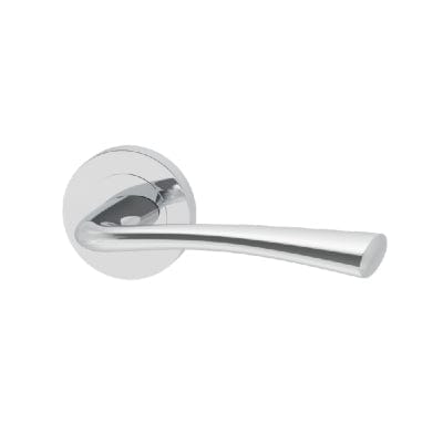 Weser PCP Lever / Round Rose Fire Door Pack - 65mm -