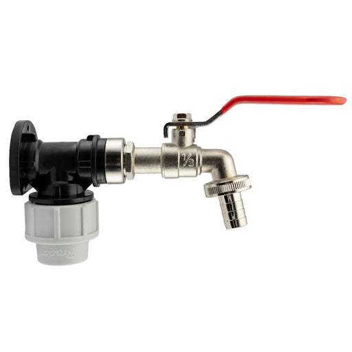 Wall Flange Kit 20mm MDPE - Lever Tap 1/2" - Home & Garden > Lawn & Garden Tech Hose & Fittings