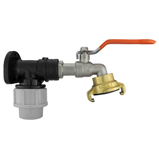 Wall Flange Kit 20mm MDPE - Lever Tap 1/2" & Geka - Home & Garden > Lawn & Garden Tech Hose & Fittings