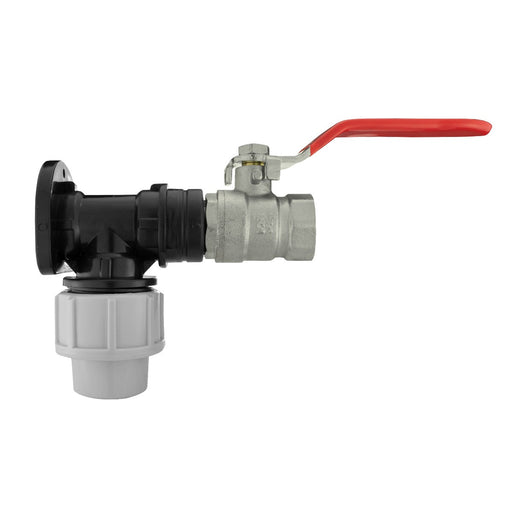 Wall Flange Kit 20mm MDPE - Lever Valve - Home & Garden > Lawn & Garden Tech Hose & Fittings
