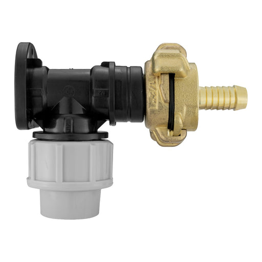 Wall Flange Kit 20mm MDPE - Geka 3/4" Barb - Home & Garden > Lawn & Garden Tech Hose & Fittings