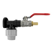 Wall Flange Kit 20mm MDPE - Lever Valve 1/2" Barb - Home & Garden > Lawn & Garden Tech Hose & Fittings