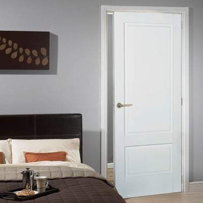Brooklyn White Primed 2 Panel Interior Door - 1981mm x 838mm -