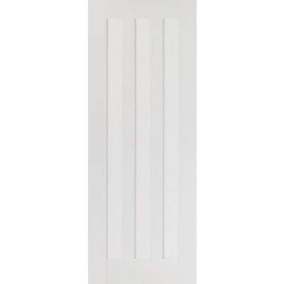 Idaho White Primed 3 Panel Interior Fire Door FD30 - All Sizes - Doors