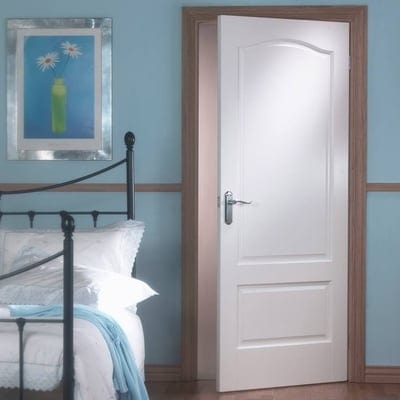Kent White Primed 2 Panel Interior Door - 1981mm x 838mm -