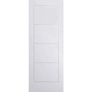 Ladder Moulded White Primed 4 Panel Interior Door - All Sizes - Doors