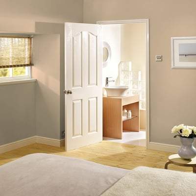 Mayfair Moulded White Primed Interior Door - All Sizes - Doors