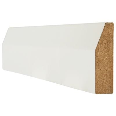 White Primed Chamfered Architrave - 2200mm x 70mm -