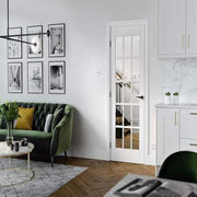 SA White Primed 15 Glazed Clear Light Panels Interior Door - 1981mm x 686mm -