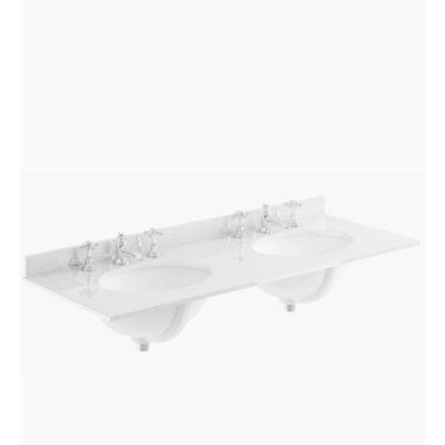 Double Bowl - 1200mm Surround - Hardware > Plumbing > Plumbing Fixtures > Sinks Bathrooms