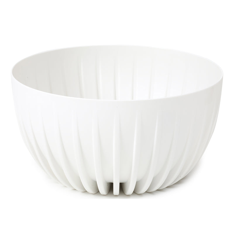 Mira Bowl Pot, Insert and Hole with Plug 300mm White - Home & Garden > Lawn & Garden > Gardening > Pots & Planters > Pots Planting