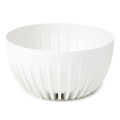 Mira Bowl Pot, Insert and Hole with Plug 300mm White - Home & Garden > Lawn & Garden > Gardening > Pots & Planters > Pots Planting