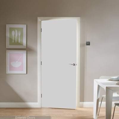 Flush White Primed Interior Door - 1981mm x 838mm -