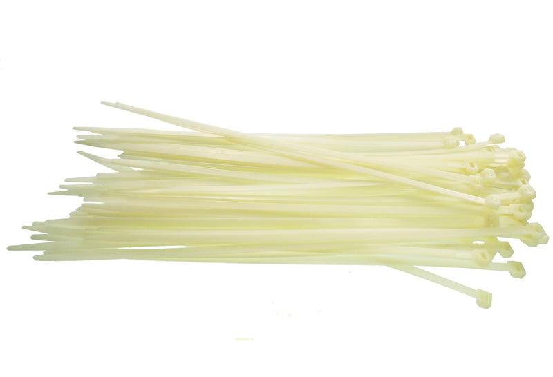 100 Cable Ties (4.8mm x 500mm) Neutral - Electronics > Electronics Accessories > Cable Management > Wire & Cable Ties Cable ties