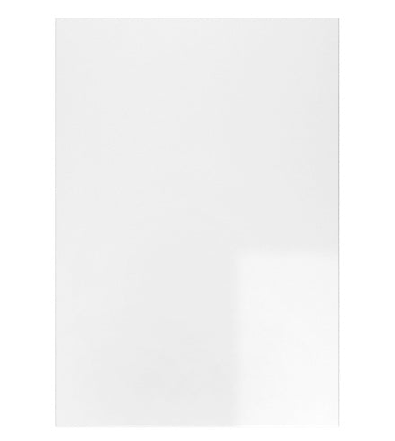 Vogue Slab White Gloss- Replacement Kitchen Drawer Front (140mm High) - Hardware > Hardware Accessories > Cabinet Hardware > Cabinet Doors