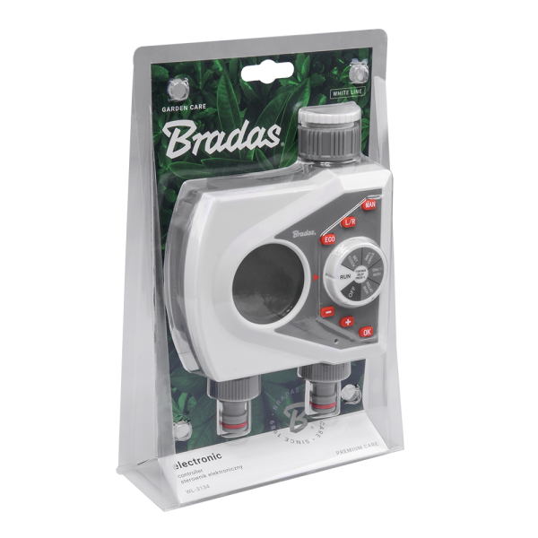 White Line 2-Way Electronic Control Water Timer - Home & Garden > Lawn & Garden > Watering & Irrigation > Sprinkler Accessories > Sprinkler Controls Garden watering