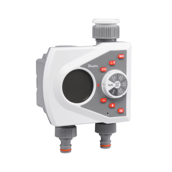 White Line 2-Way Electronic Control Water Timer - Home & Garden > Lawn & Garden > Watering & Irrigation > Sprinkler Accessories > Sprinkler Controls Garden watering