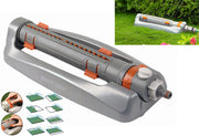 Metal Variable-Width Oscillating Sprinkler White Line - Home & Garden > Lawn & Garden > Watering & Irrigation > Sprinklers & Sprinkler Heads > Sprinklers Garden watering
