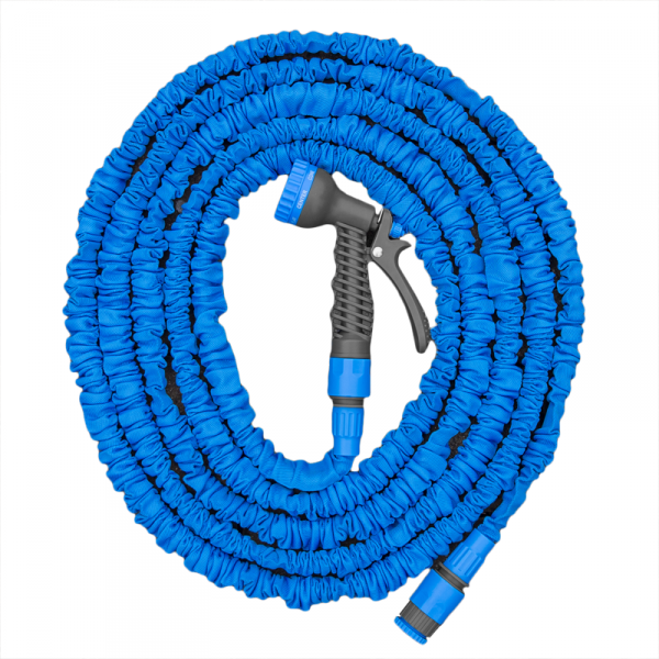 Expanding Trick Hose 10m - 30m Blue - Home & Garden > Lawn & Garden Garden watering