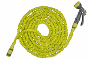 Expanding Trick Hose 15m - 45m Lime - Home & Garden > Lawn & Garden Garden watering