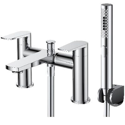 Pezzo Series Chrome Bath Shower Mixer - Bathrooms