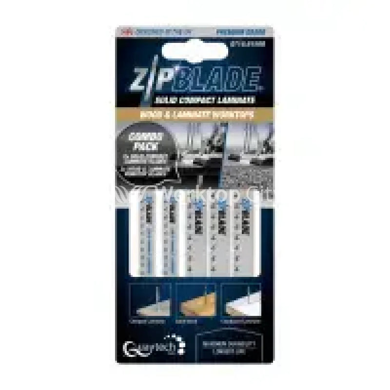 Zipblade combo wide Zipblade Solid Laminate, Wood & Laminate Jigsaw Blades Combo pack