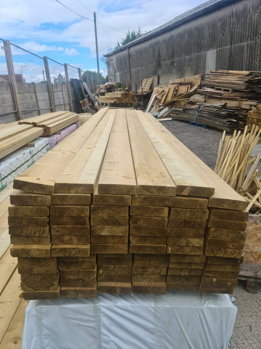 BULK BUY - Pack Of 25 x C24 150x47mm (6x2) 3.6m Structural Grade Treated Timber 💥£325 Inc Vat💥