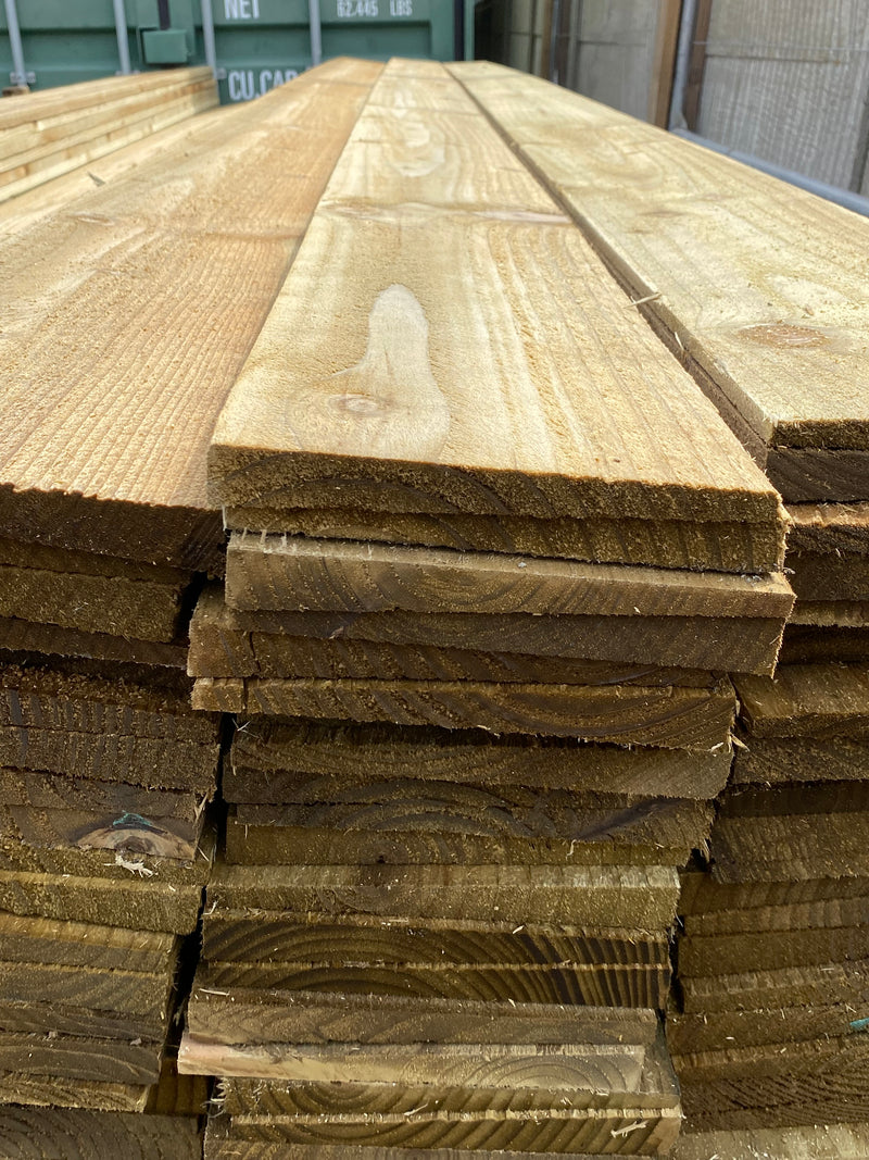 EXTRA THICK Featheredge Barn Style Cladding 175 x 32 x 4800mm (7 inch) - £9.95 Inc Vat - Home & Garden > Lawn & Garden > Outdoor Living > Outdoor Structures > Sheds, Garages & Carports Featheredge Cladding
