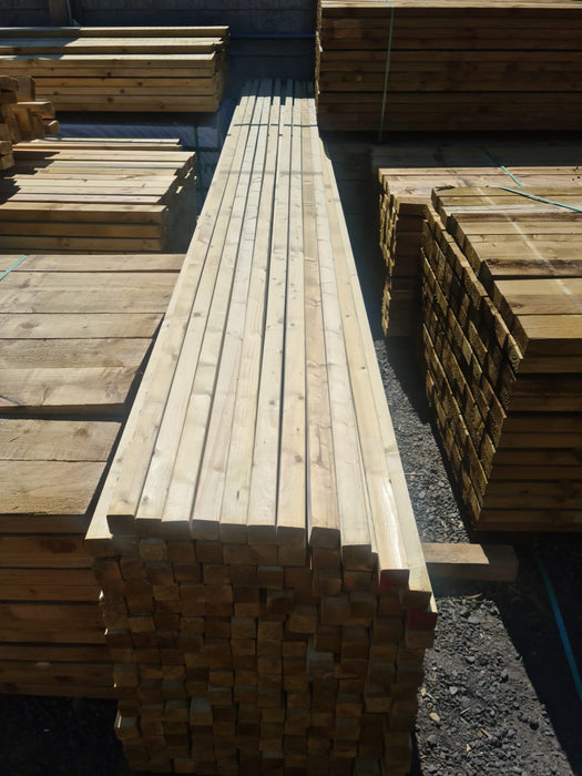 BULK BUY - Pack Of 25 x C24 50x47mm (2x2) 4.8m Structural Grade Treated Timber 💥£165 Inc Vat💥