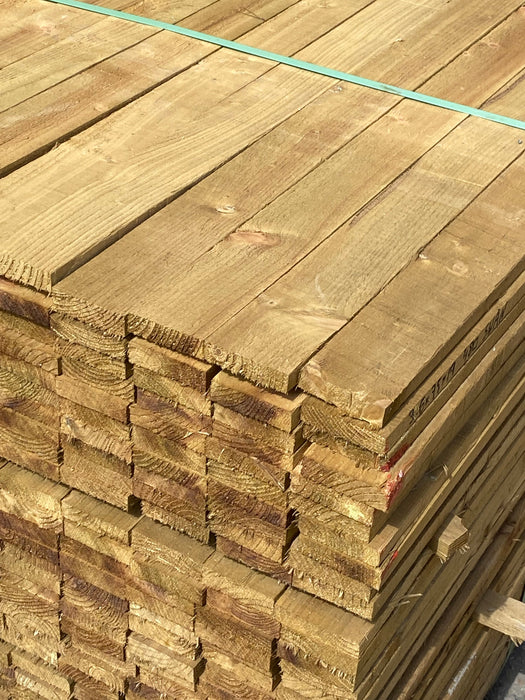 Sawn Treated Timber 100 x 22 x 3600mm (4x1) - £5.75 Each Inc Vat
