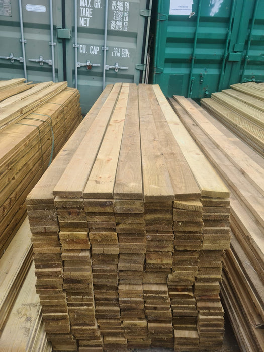BULK BUY - Pack Of 50 x Sawn Treated 100x22mm (4x1) x 3.6m Timber 💥£275 Inc Vat💥