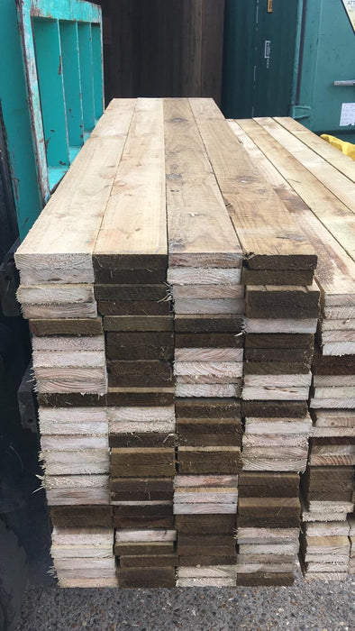 BULK BUY - Pack Of 50 x Sawn Treated 100x22mm (4x1) x 3.6m Timber 💥£275 Inc Vat💥