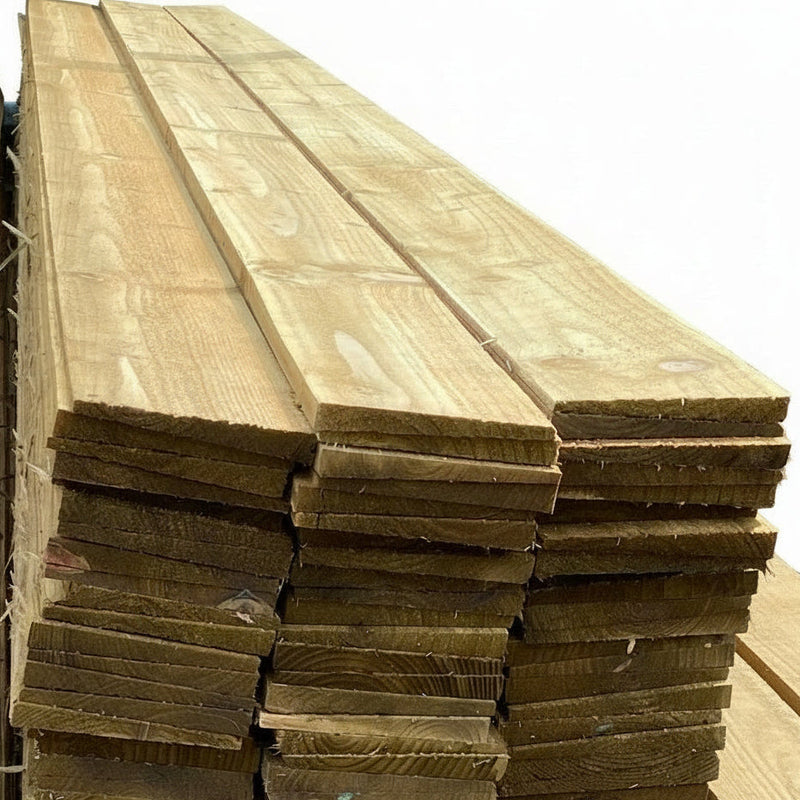 EXTRA THICK Featheredge Barn Style Cladding 175 x 32 x 4800mm (7 inch) - £9.99 Inc Vat - Home & Garden > Lawn & Garden > Outdoor Living > Outdoor Structures > Sheds, Garages & Carports Featheredge Cladding